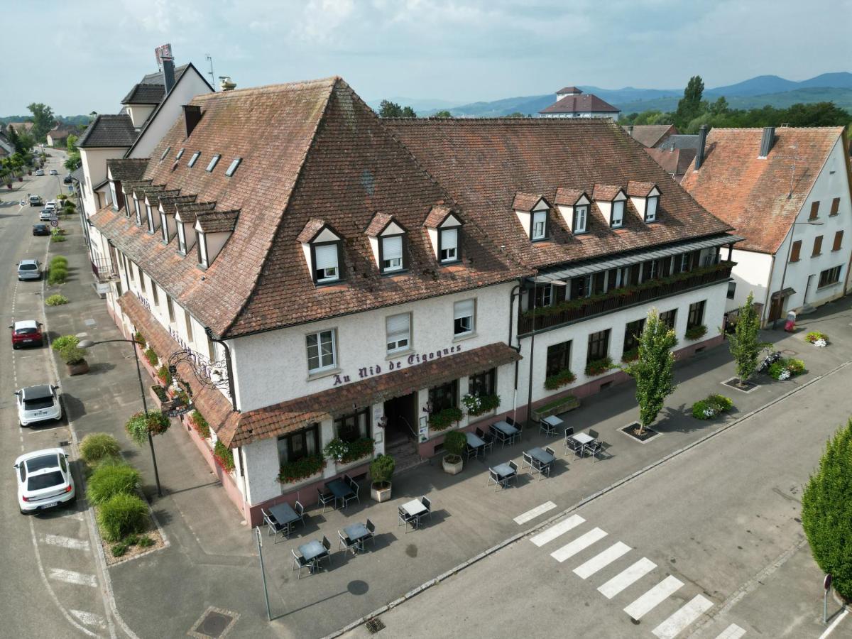 Hotel Au Nid De Cigognes Ostheim Zewnętrze zdjęcie