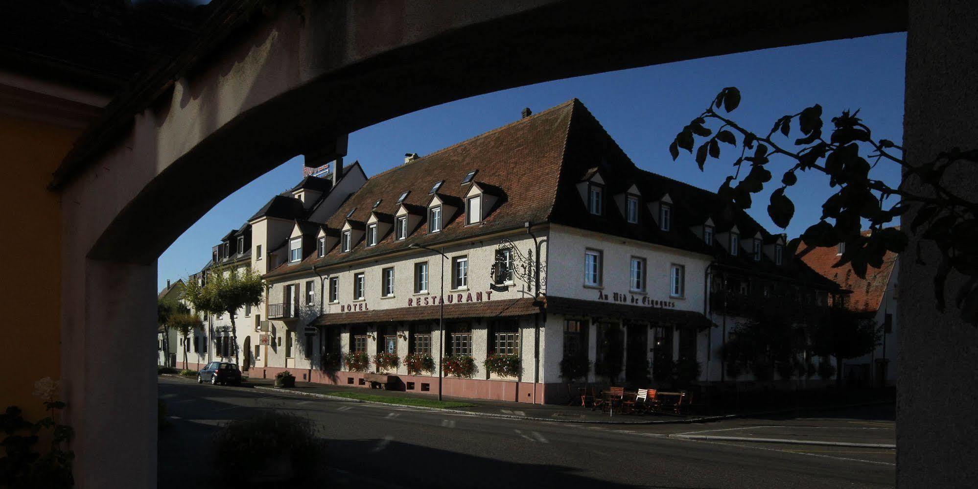 Hotel Au Nid De Cigognes Ostheim Zewnętrze zdjęcie