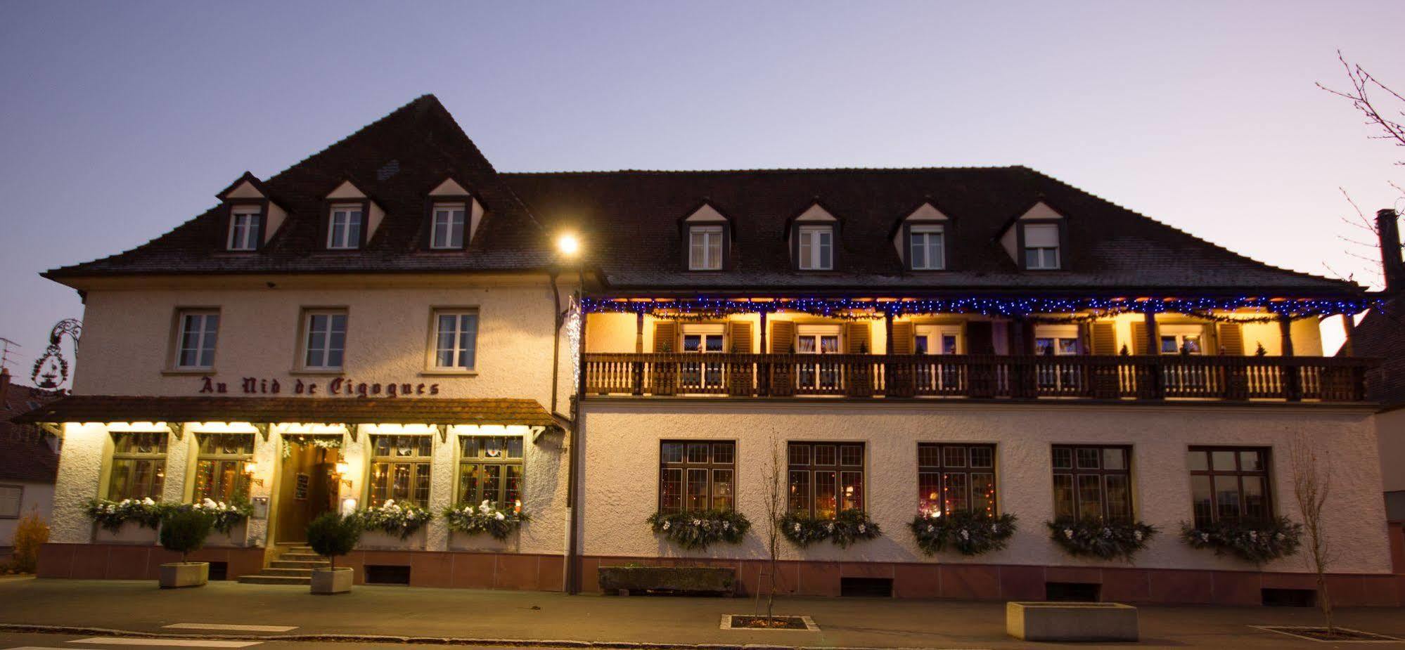 Hotel Au Nid De Cigognes Ostheim Zewnętrze zdjęcie